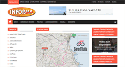 Desktop Screenshot of informasicilia.com