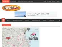 Tablet Screenshot of informasicilia.com