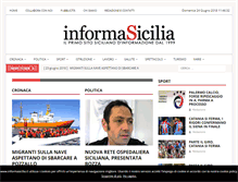 Tablet Screenshot of informasicilia.it